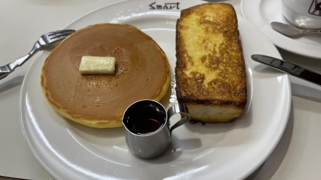 寺町の老舗 smart coffee で昼食